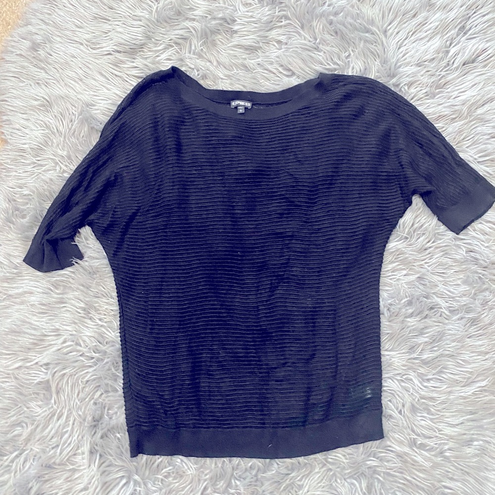 Black shear shirt